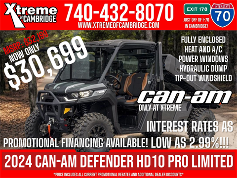 2024 Can-Am Defender PRO Limited in Cambridge, Ohio - Photo 1