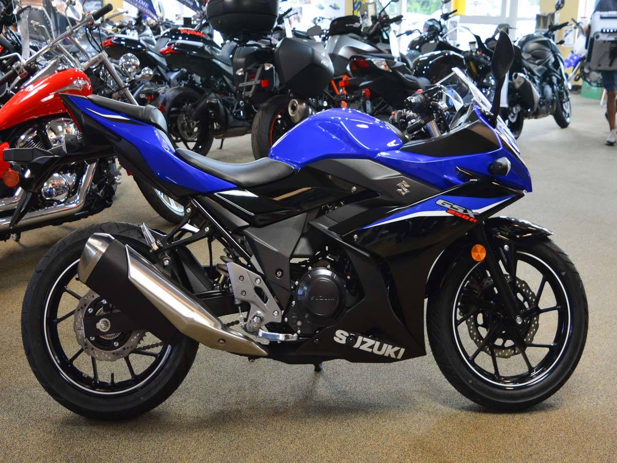 New 2020 Suzuki Gsx250r Abs Motorcycles In Clearwater Fl Stock Number S00485 2020 Suzuki Gsx250r Blue