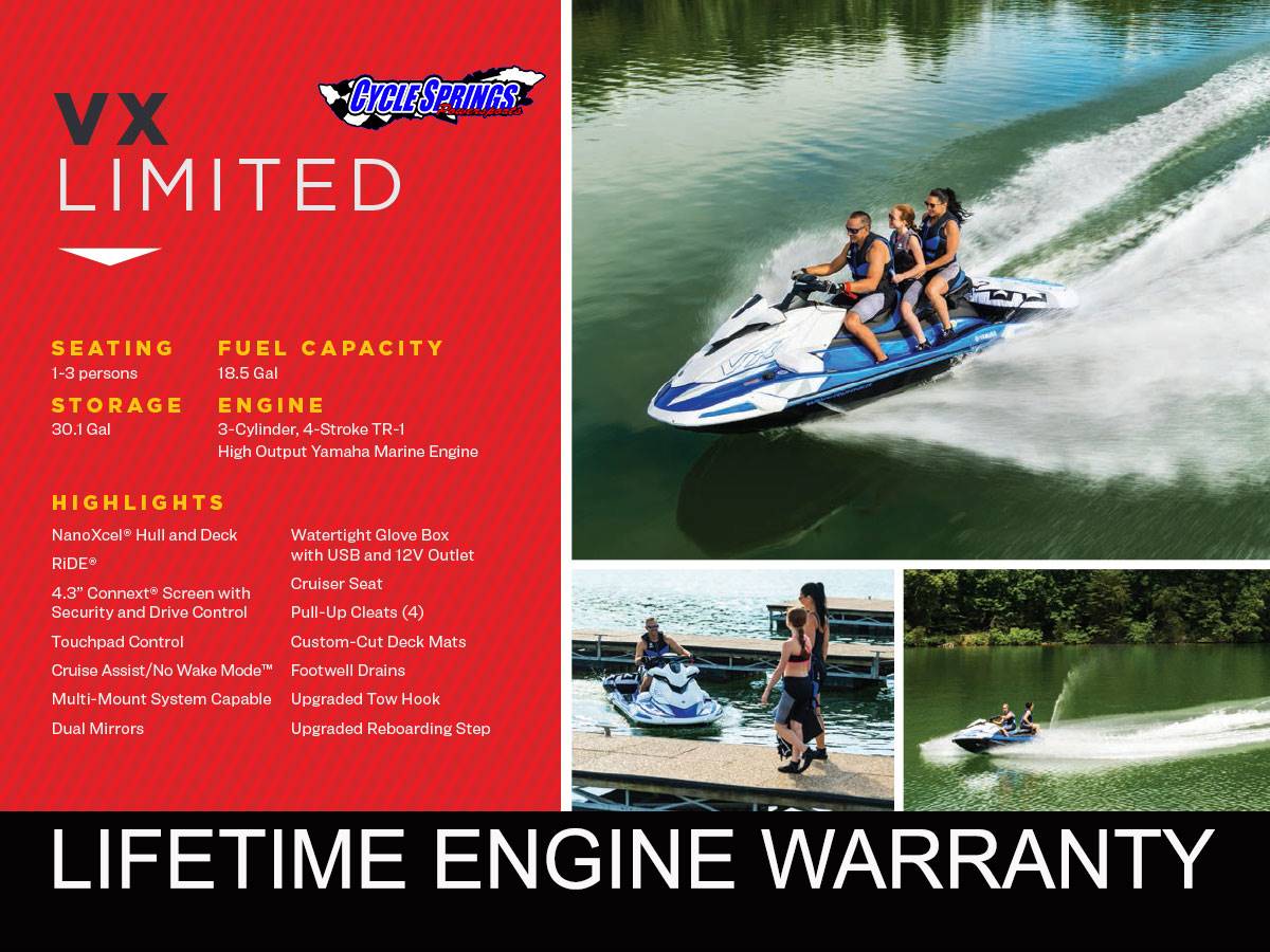 New 21 Yamaha Vx Limited Watercraft In Clearwater Fl Stock Number 21 Yamaha Vx Limited