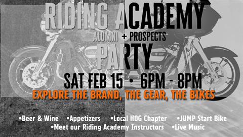 Riding Academy Alumni + Prospects Party