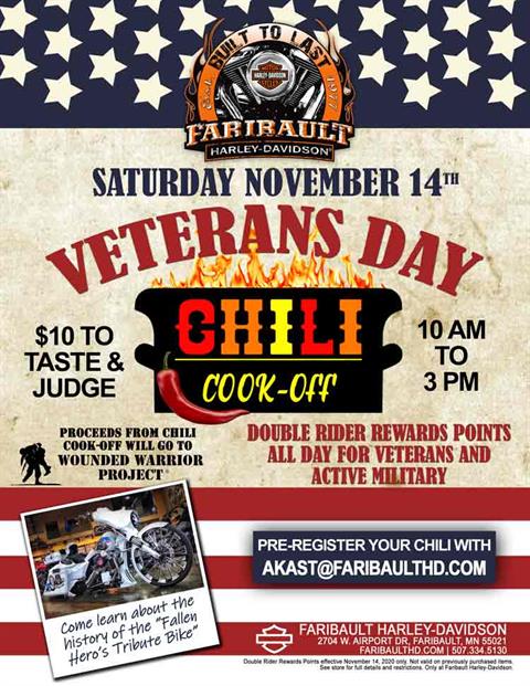 Veterans Day Chili Cook-Off