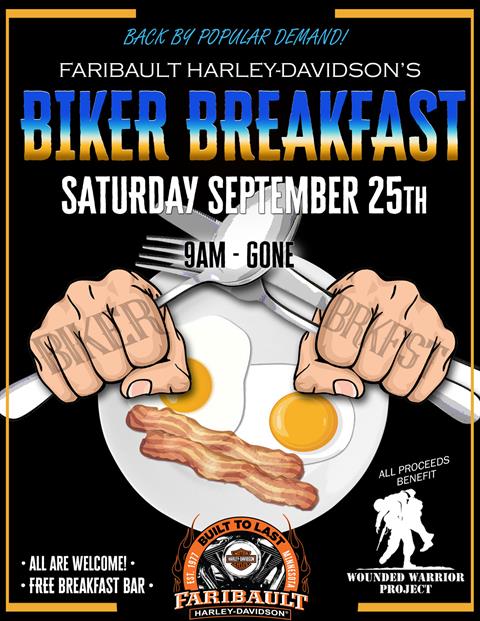 September Biker Breakfast