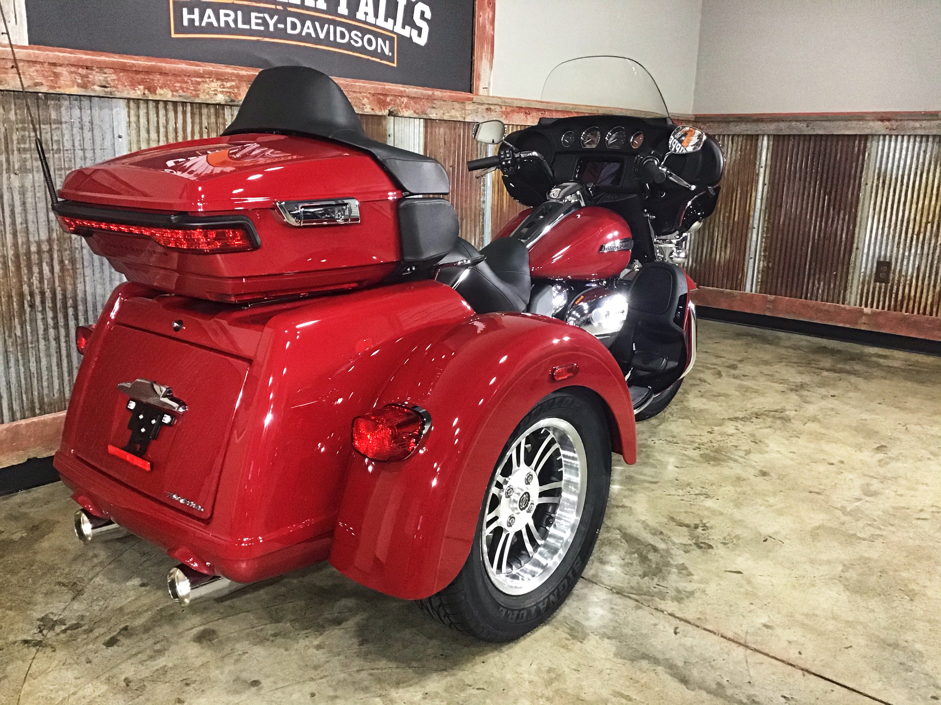 harley tri glide rear bumper