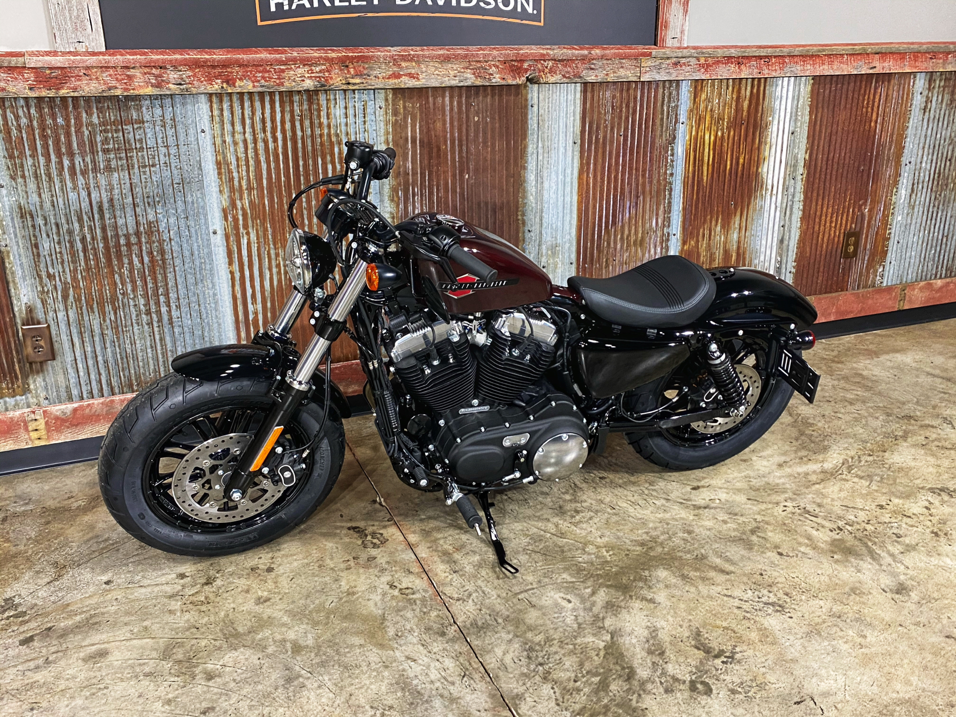 New 2021 Harley Davidson Forty Eight Midnight Crimson Motorcycles In Chippewa Falls Wi Xl405457