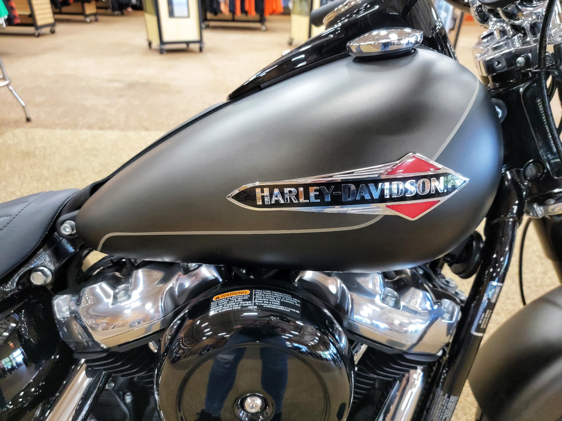 New 2021 Harley Davidson Softail Slim River Rock Gray Denim Black Denim Motorcycles In Sauk Rapids Mn Fl032039