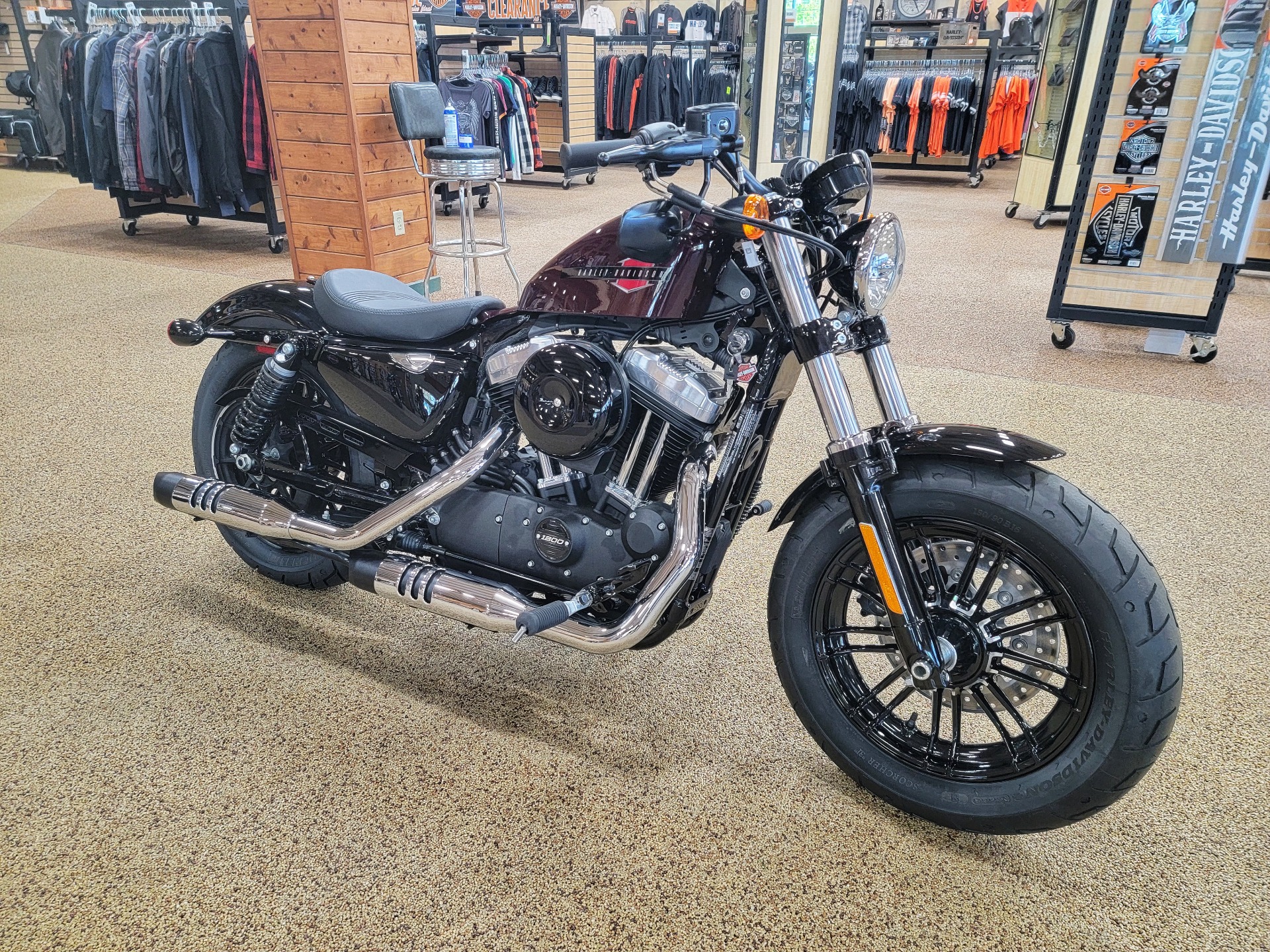 New 2021 Harley Davidson Forty Eight Midnight Crimson Motorcycles In Sauk Rapids Mn Xl406688