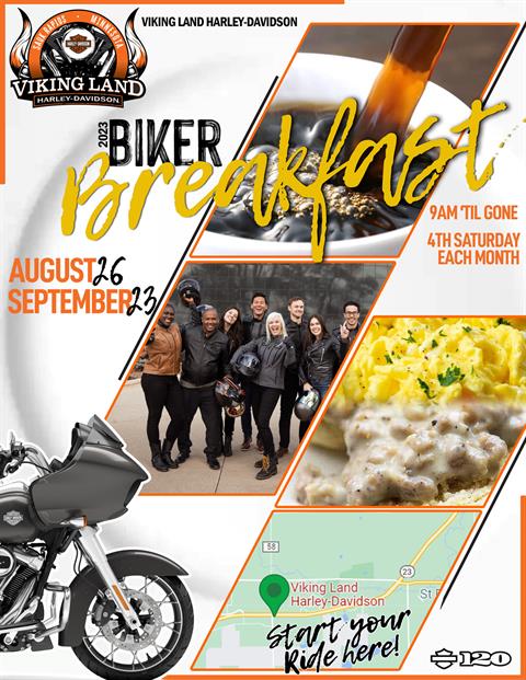 August Biker Breakfast