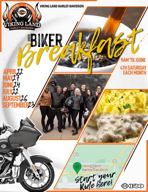 April Biker Breakfast