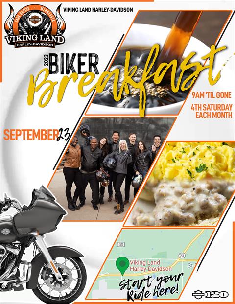 September Biker Breakfast