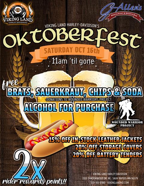Oktoberfest Brats & Beer Event