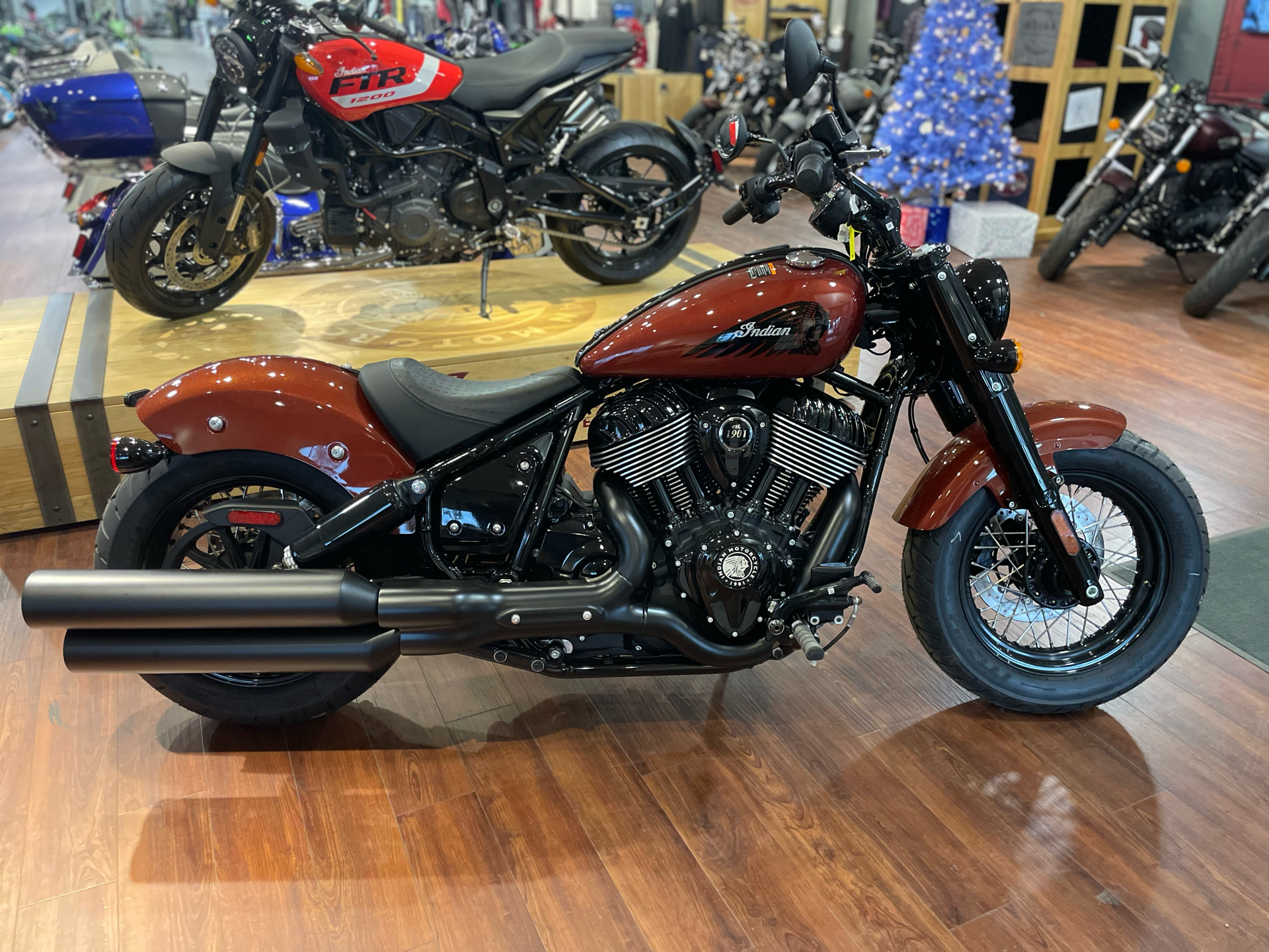 2024 Indian Motorcycle Chief Bobber Dark Horse® Icon in O'Fallon, Illinois - Photo 1