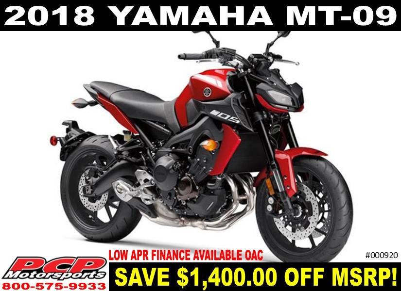 2018 Yamaha MT-09 for sale 2550