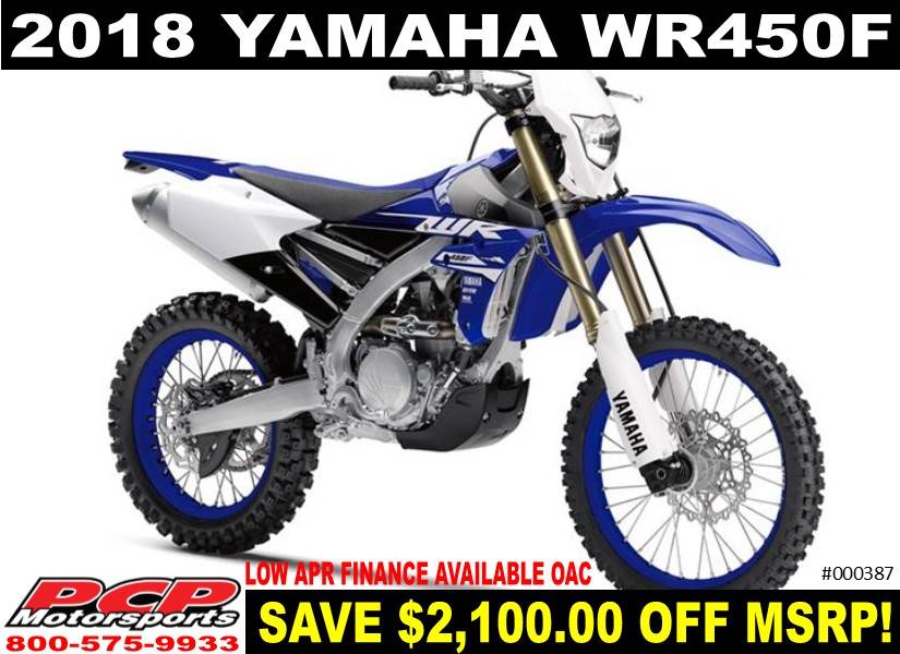 2018 Yamaha WR450F for sale 7160