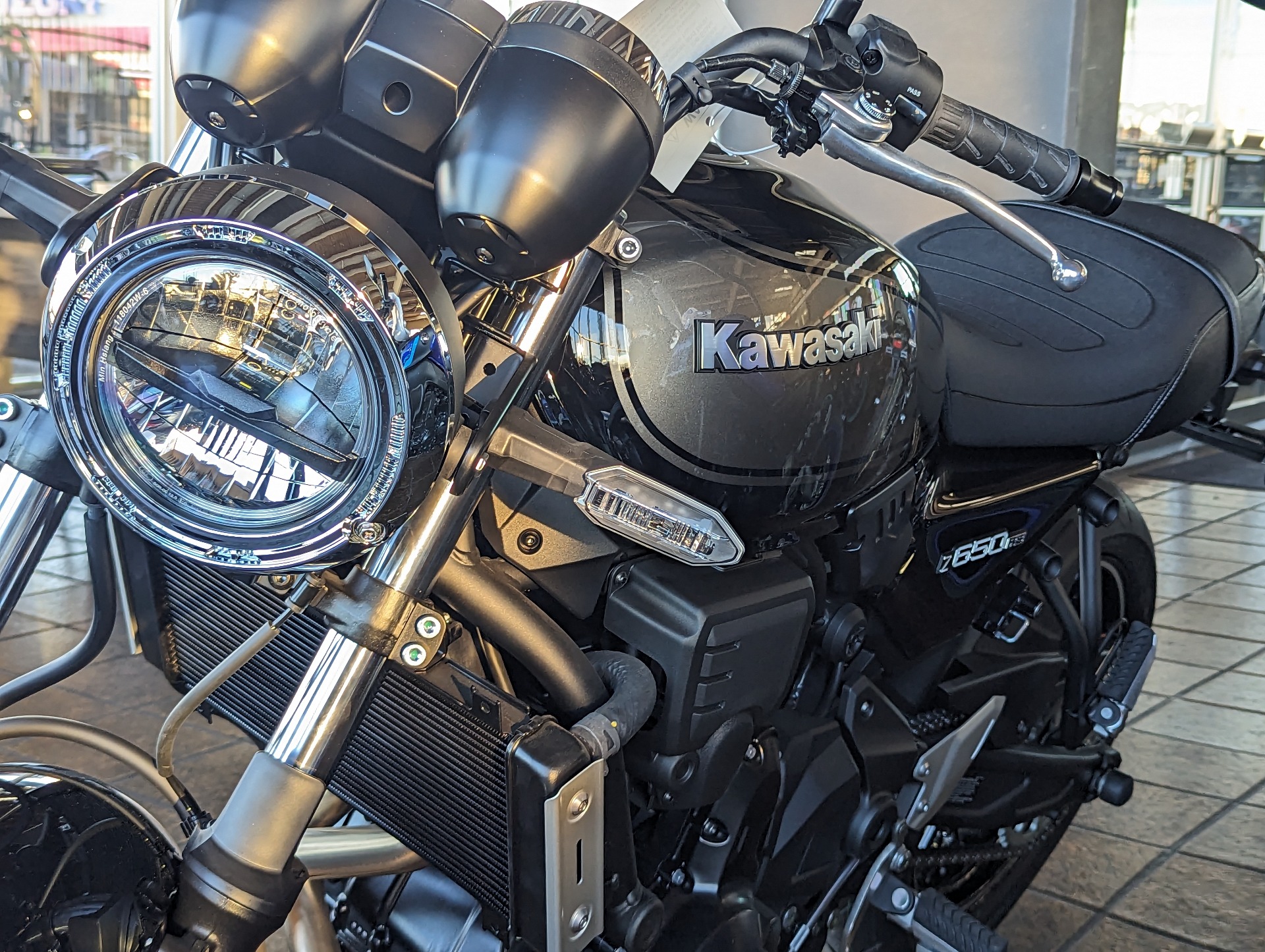 New 2024 Kawasaki Z650RS ABS Motorcycles in Sacramento, CA Stock