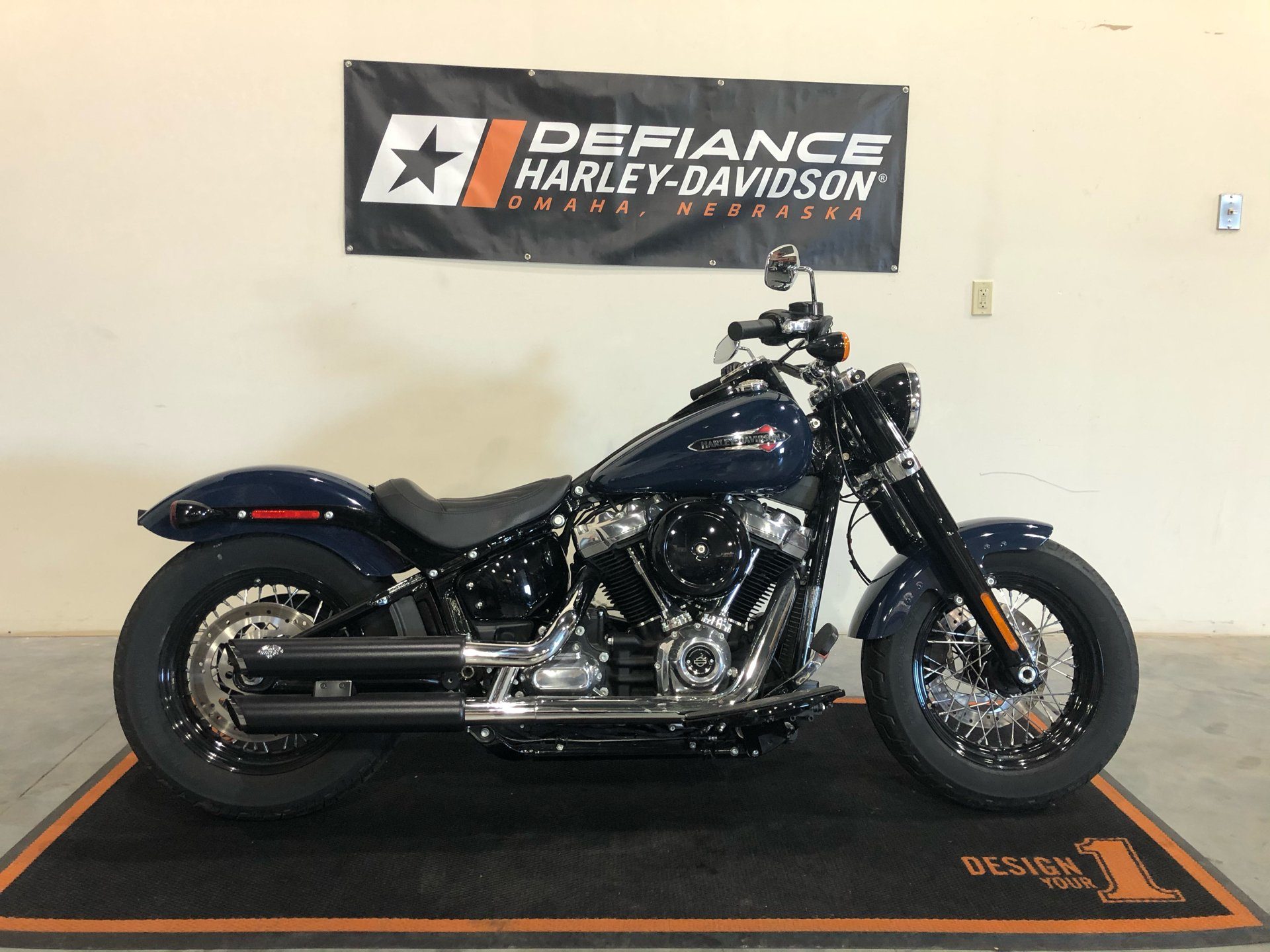 Used 2019 Harley Davidson Softail Slim Billiard Blue Motorcycles In Loveland Co U 10994
