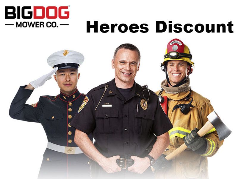 Big Dog Mowers - Heroes Discount
