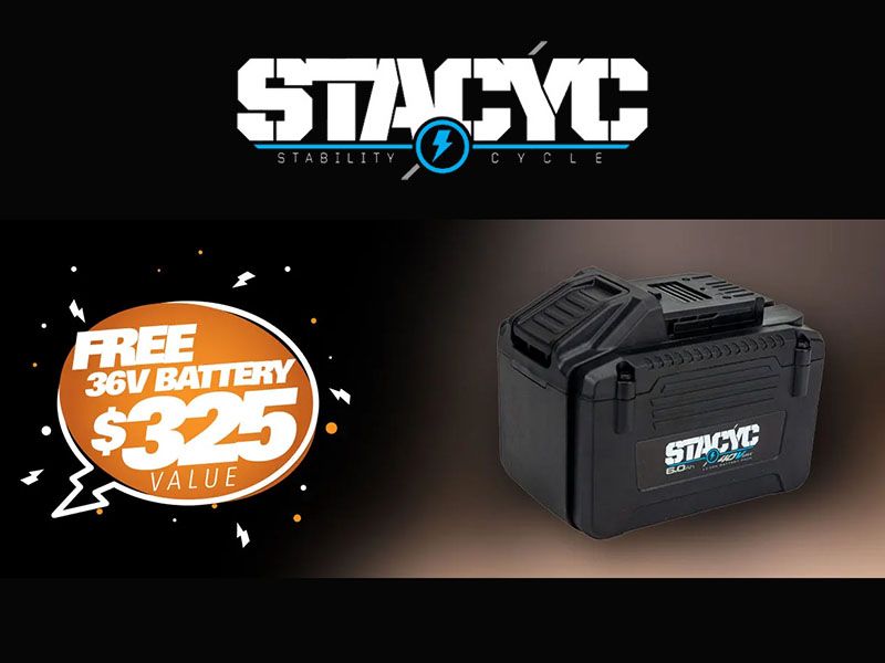 Stacyc - Free 36V Battery Offer