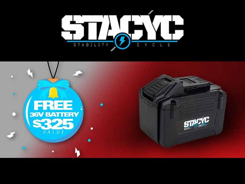 Stacyc - Free 36V Battery $325 Value