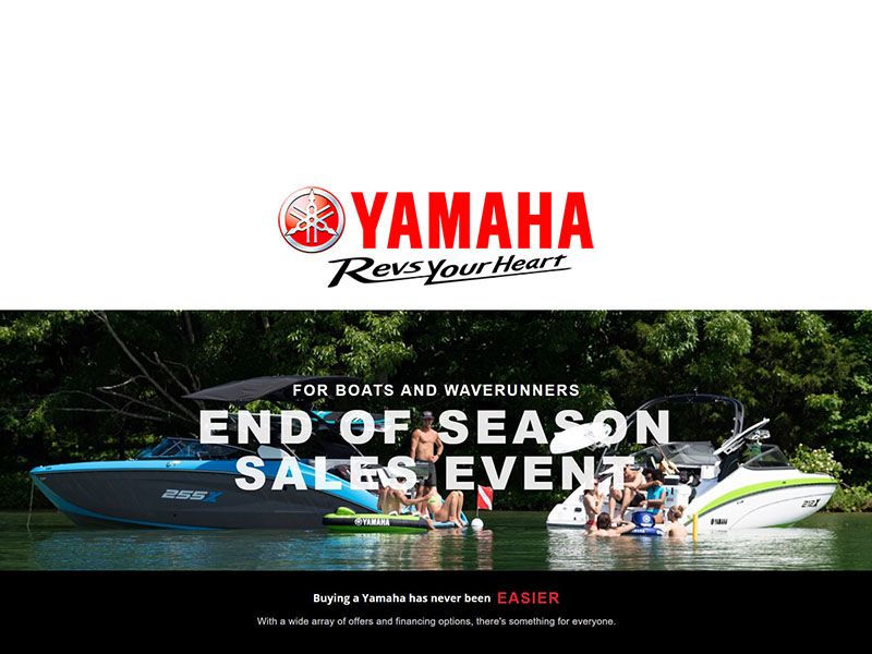 Yamaha Motor Corp., USA Yamaha - End Of Season Sales Event - Boats
