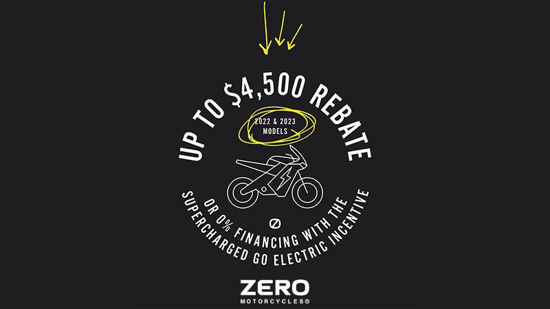 Zero Motorcycles - Go Electric Incentive Program
