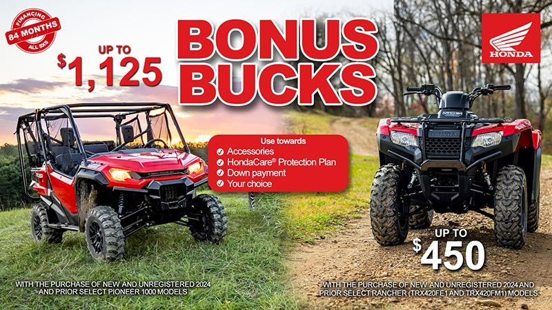 Honda - Bonus Bucks