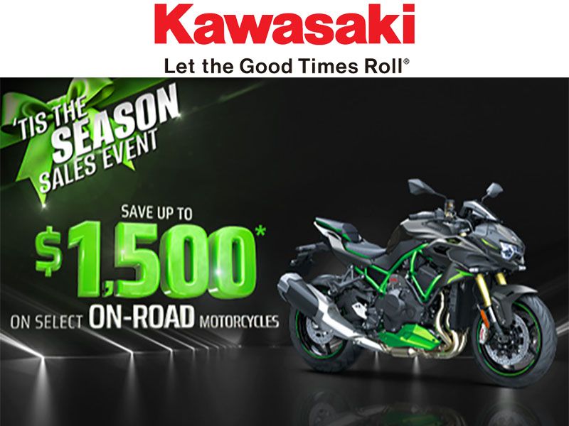 Kawasaki - Save Up to $1,500 on Select On-Road Motorcycles