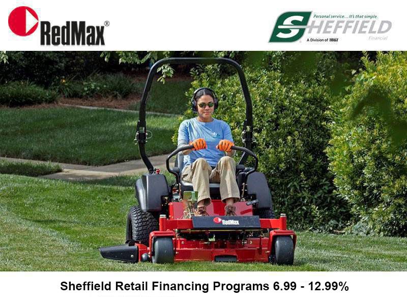 RedMax - Sheffield Retail Financing Programs 6.99 - 12.99%
