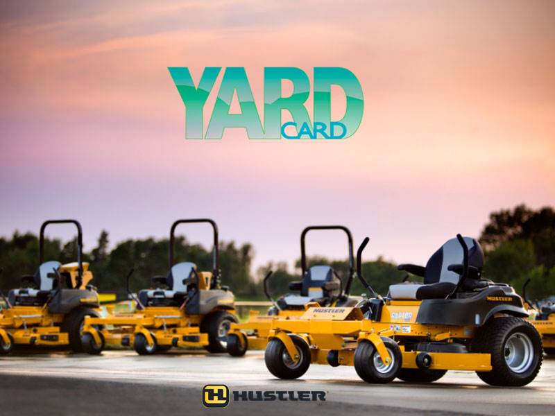  Hustler Turf Equipment - Yard Card Financing Programs