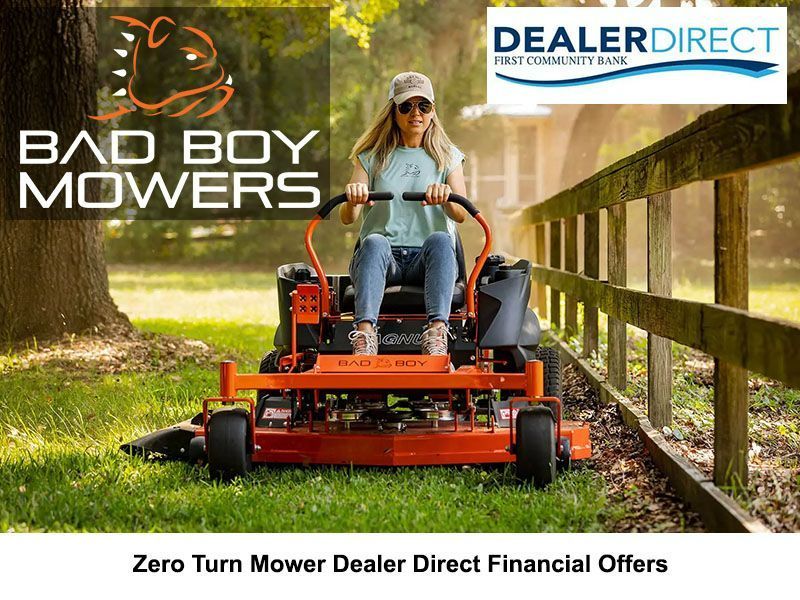 Bad Boy Mowers - Zero Turn Mower Dealer Direct Financial Offers