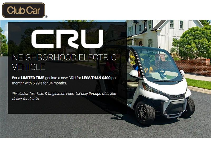 Club Car - CRU Neighborhood Electric Vehicle