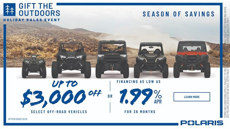 Polaris - Up To $3000 Off Select Off Road Vehicles