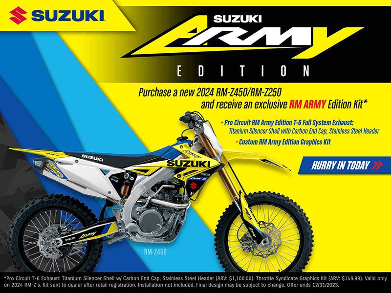 Suzuki Motor of America Inc. Suzuki - Army Edition