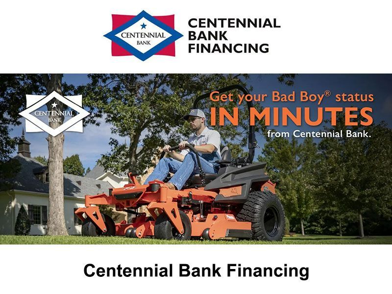 Bad Boy Mowers - Centennial Bank Financing