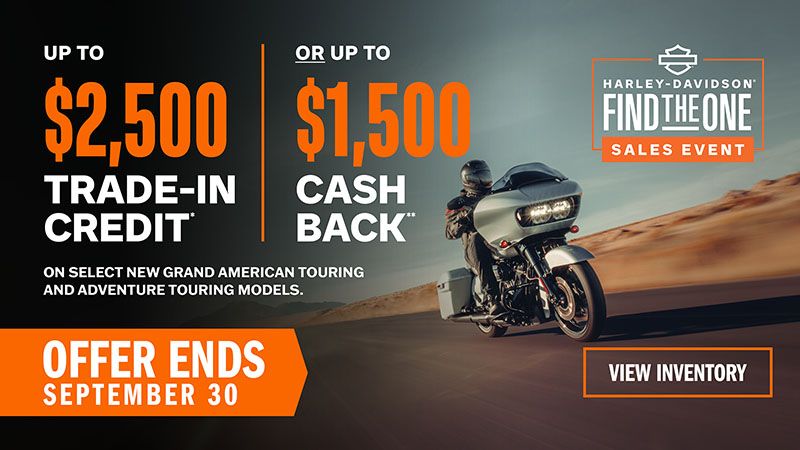 Harley-Davidson Harley Davidson - Find The ONE Sales Event