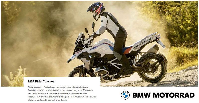 BMW - MSF RiderCoaches Up to $500 Cash Off
