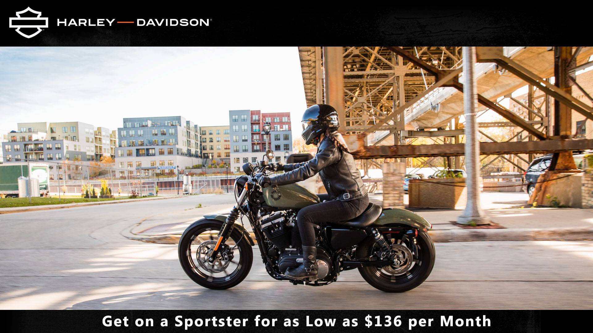 Harley Davidson Get On A Sportster For As Low As 139 Per Month Available At Indywest Harley Davidson Inc Plainfield In