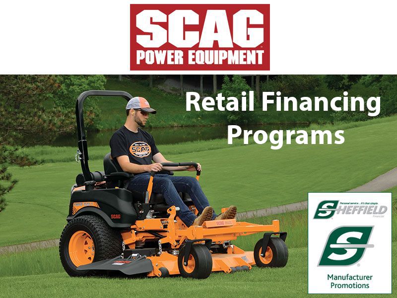  SCAG Power Equipment - Sheffield Retail Financing Programs