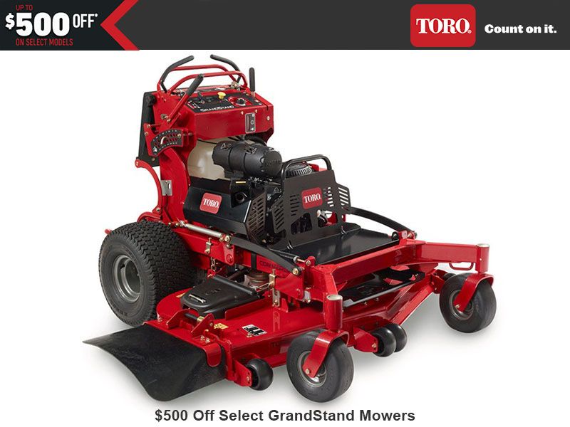  Toro - $500 Off Select GrandStand Mowers