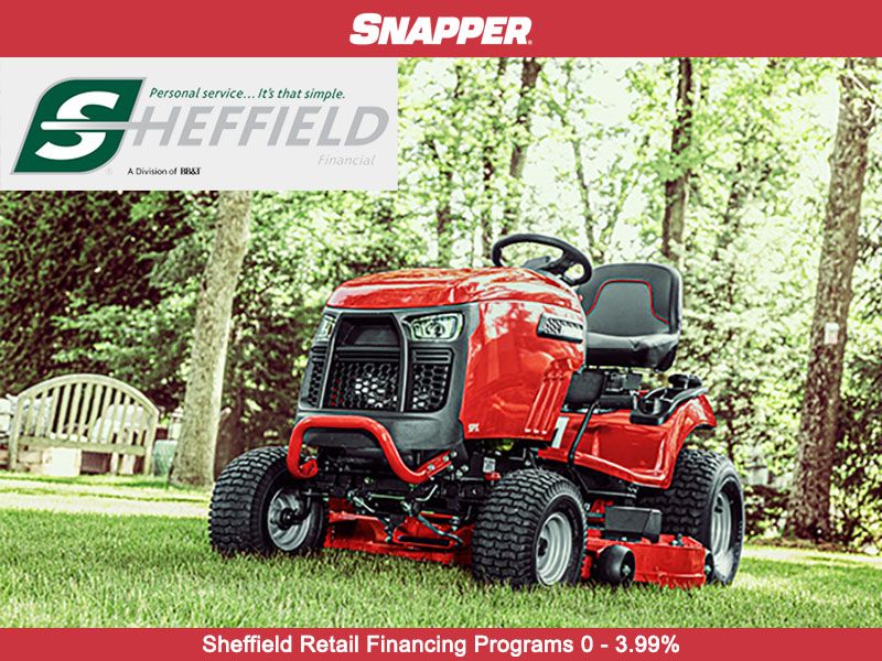 Snapper - Sheffield Retail Financing Programs 0 - 3.99%