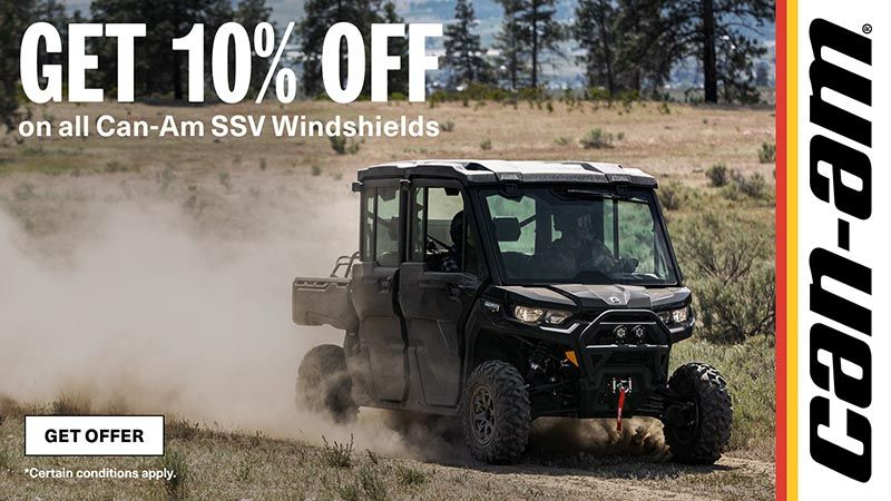 Can-Am - Get 10% off all 2024 Windshields for Can-Am SSV