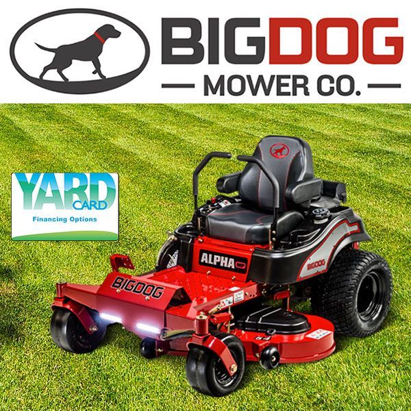 Big Dog Mowers Big Dog Mower – Yard Card Financing Programs