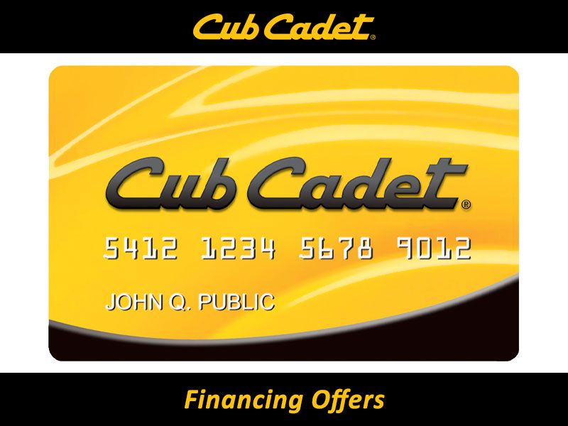 Cub Cadet - Financing Offers