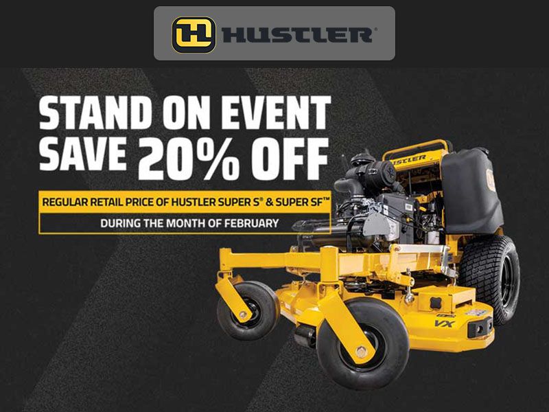Hustler Turf Equipment - Stand On Event