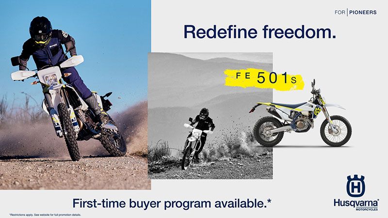Husqvarna - Redefine Freedom First Time Buyer Program