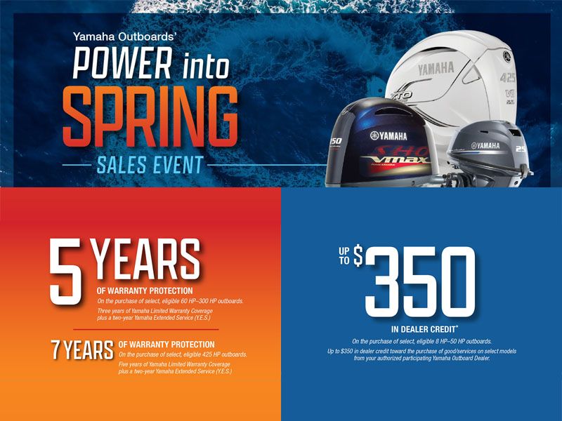 Yamaha Marine - Power into Spring Sales Event