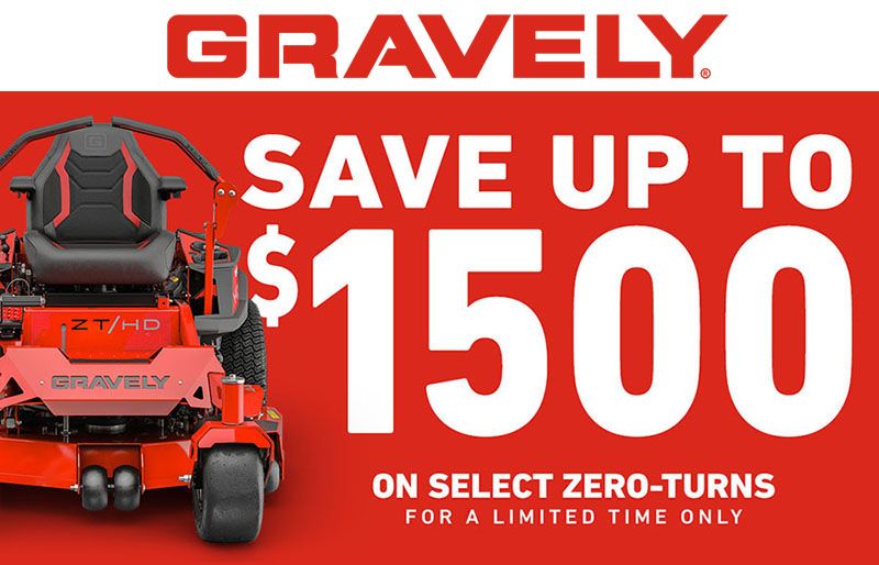 Gravely USA - Open House Sales Event - Save up to $1,500