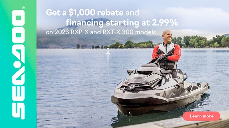 Sea-Doo - Get a $1,000 rebate and financing starting at 2.99% on select 2023 PWC models