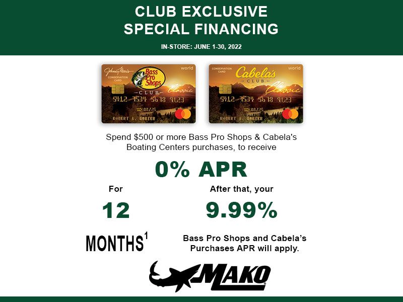  Mako - Club Exclusive Special Financing