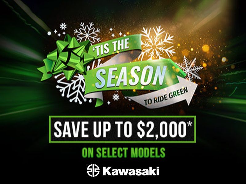 Kawasaki - 'Tis the Season to Ride Green
