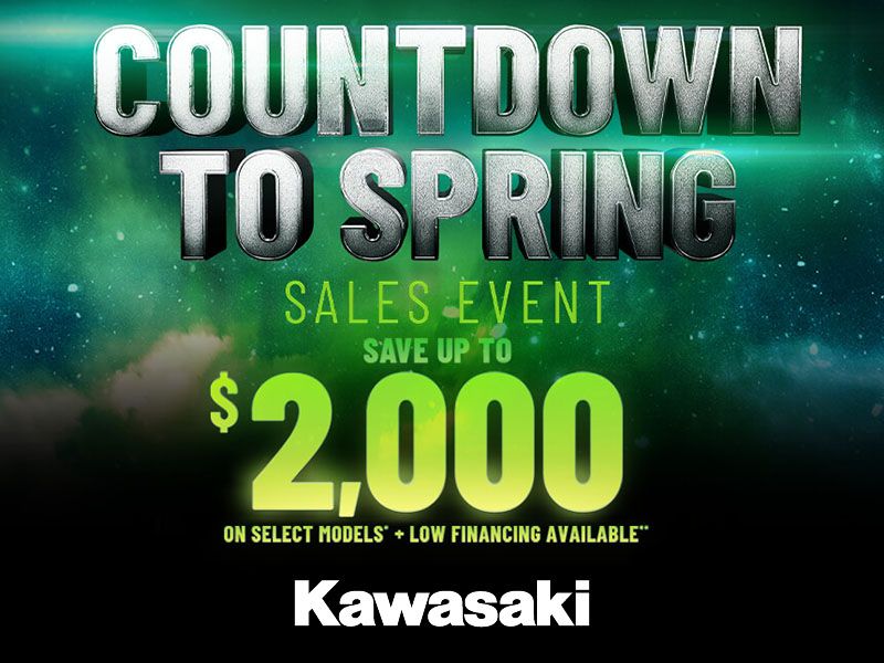 Kawasaki - Countdown To Spring Sales Event